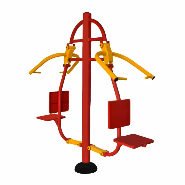 shoulder press double outdoor fitness